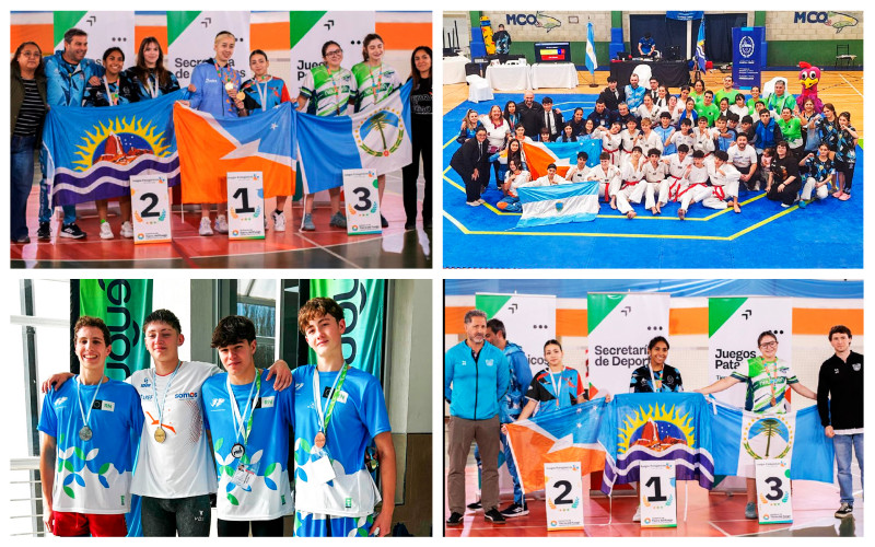 TDF logró 44 medallas en los Juegos Patagónicos