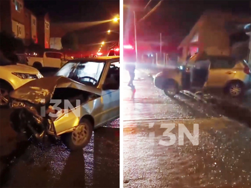 Un joven causó violento accidente en Chacra II