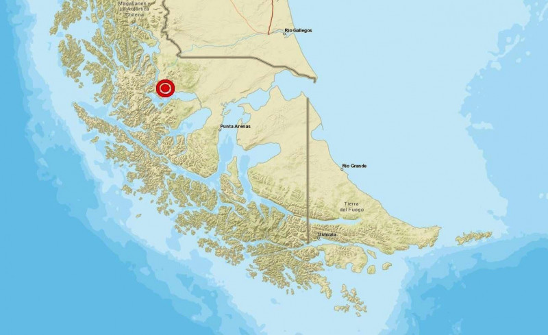 Un sismo de 4,4 grados se registró en el sur de Chile