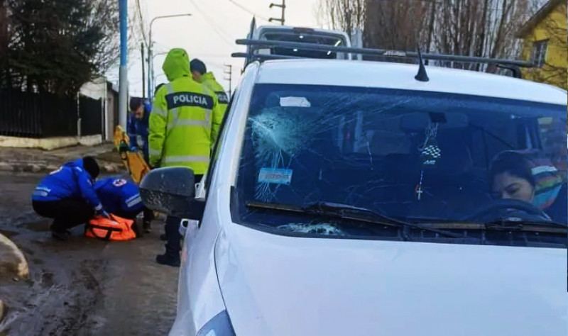 Una mujer resultó herida tras ser atropellada en Ushuaia