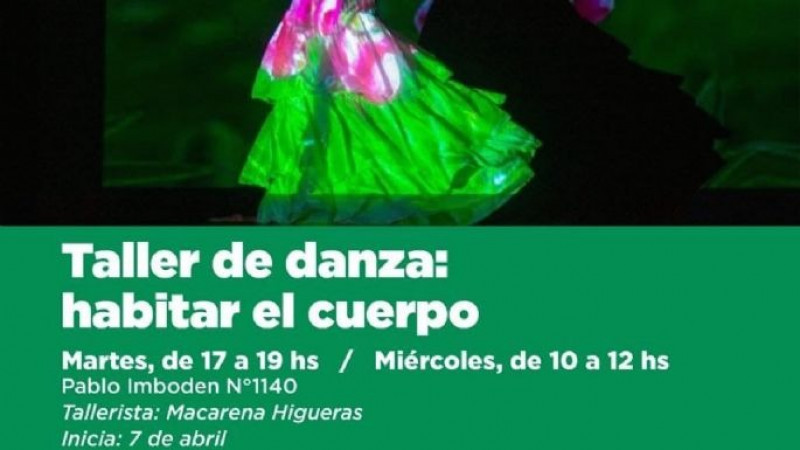 Ushuaia lanza taller de danza "Habitar el cuerpo"