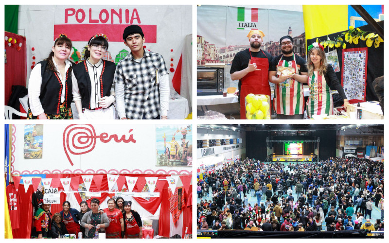 Vecinos disfrutaron de la 23° “Fiesta de las Colectividades”