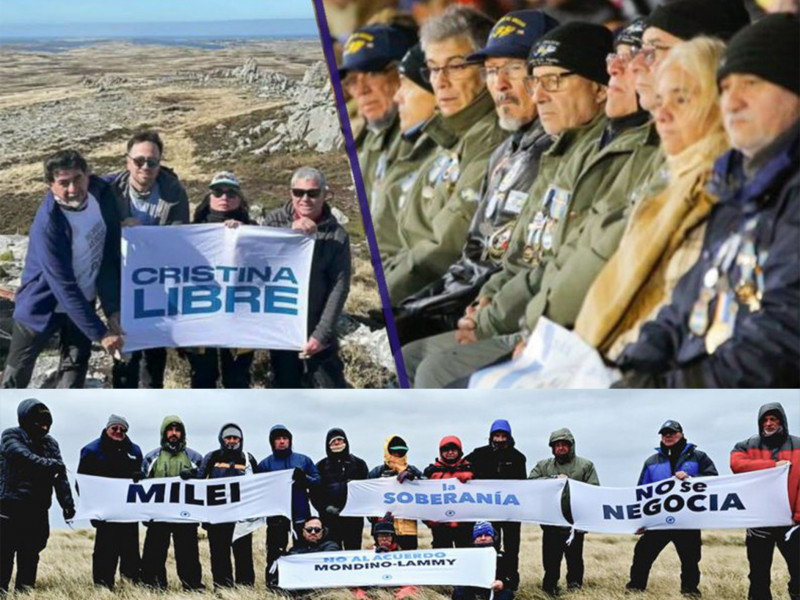 Veteranos repudiaron el uso político de las Malvinas